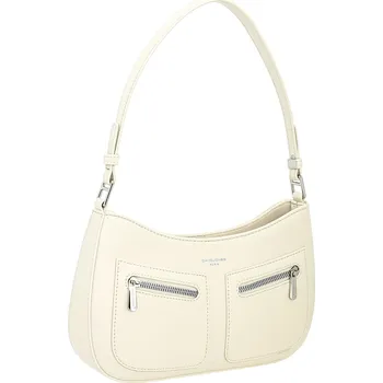 Kabelka David Jones kabelka typu vak eko kůže bílá