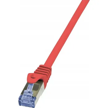 Síťový kabel Patchcord LogiLink CQ3074S Cat.6A S/FTP 5 m červený