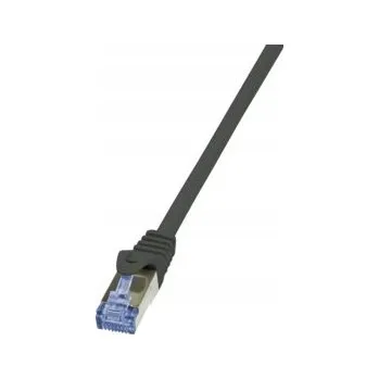 Síťový kabel Patchcord LogiLink CQ4073S Cat.6A/7 600 MHz S/FTP PIMF 5,00 m černý