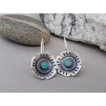 Náušnice Elegantní visací zelené vintage náušnice | náušnice, šperk - Styl-51