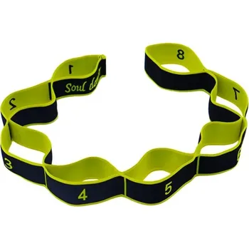 Elastická odporová fitness guma | pás - Žlutá 90 cm