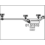 Střední tlumič výfuku MTS, MTS 01.51510