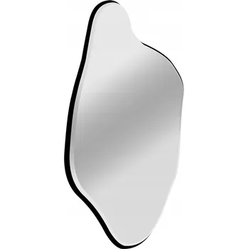Zrcadlo Černé zrcadlo s nepravidelným rámem 76x117 23F-1194