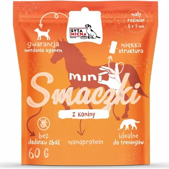Pamlsek pro psa Syta Micha tréninkové pamlsky pro mini psa a koně 60 g
