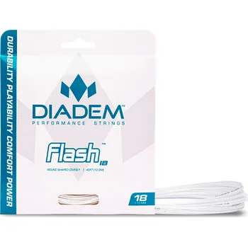 Struna na výplet tenisové rakety Výplet Diadem Flash (12m) Barva: Bílá, Průměr výpletu: 1.20 (17) mm