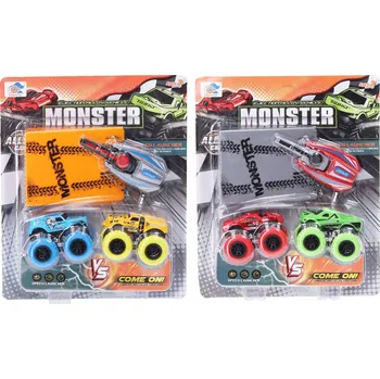 autíčko Kovová vystřelovací autíčka 2 ks - zábava pro děti 3+, robustní design, roz