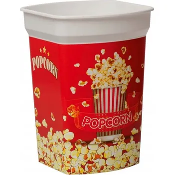 Dóza na potraviny Nádoba na popcorn POPCORN 2L – s víkem, vhodná do myčky a mikrovlnné trouby