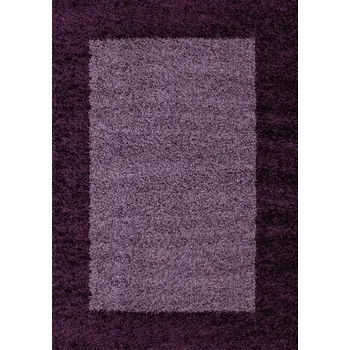 Koberec Kusový koberec Life Shaggy 1503 lila: 80 x 150 cm