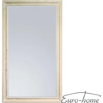 Zrcadlo Zrcadlo v bílém dřevěném rámu 90x150 cm 2852