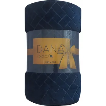 Prostěradlo Deka z mikrovlákna 220 cm x 200 cm, odstíny modré