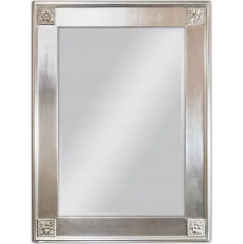 Zrcadlo KŘIŠŤÁLOVÉ ZRCADLO SZ21242 85x114 STŘÍBRNÉ dřevo