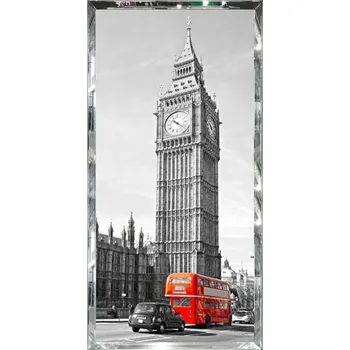 Obraz Černo-bílý obraz Big Ben 63x125 cm S40705