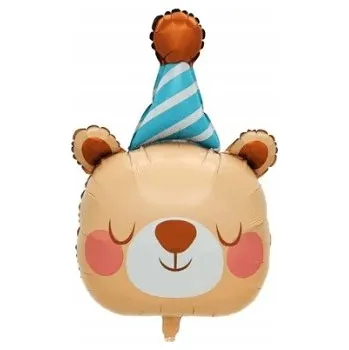 Balónek Fóliový balónek Medvídek 76x48cm – Roztomilá dekorace na oslavu / miminko / narozeniny