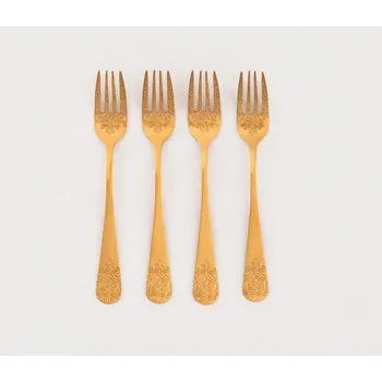 ubrus Sada zlatých dezertních vidliček | REGALIA | 4 ks | 763786 Cena za 4 kusy v balení