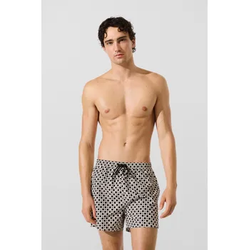 Pánské plavky PLAVKY KARL LAGERFELD KARL CHECK SHORT BOARDSHORT CHECKER-BOARD