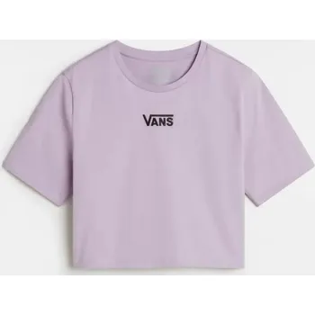 tričko s krátkým rukávem dámské VANS Flying V Crew Crop II LAVENDER MIST - S