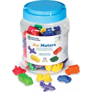 Hračka pro nejmenší Learning Resources Mini dopravní prostředky, 72 ks