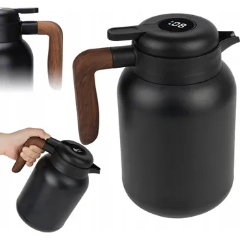 Termoska OCELOVÁ TERMOSKA 1,5 L S DVOJITOU IZOLACÍ PRO UDRŽENÍ OPTIMÁLNÍ TEPLOTY