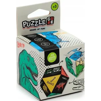 Puzzle Puzzle ve tvaru kostky Dinosauria dinosauři logická skládačka na cesty
