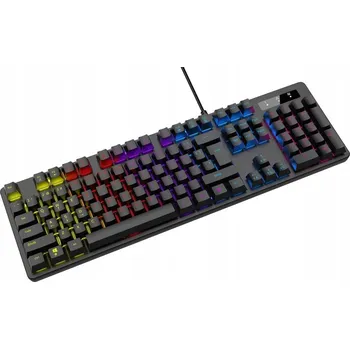 Klávesnice Herní mechanická klávesnice VARR, spínače Xinda Blue, podsvícení