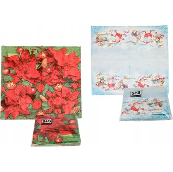 Papírový ubrousek Papírový ubrousek čtvercový 33 cm x 33 cm