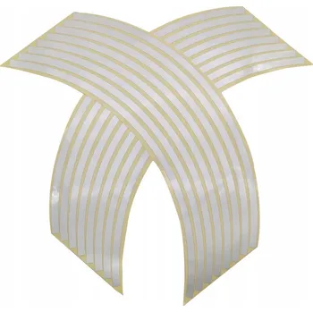 samolepka Samolepky na ráfek, forma kola 10-19 palců motocykl nálepka sticker žlutá