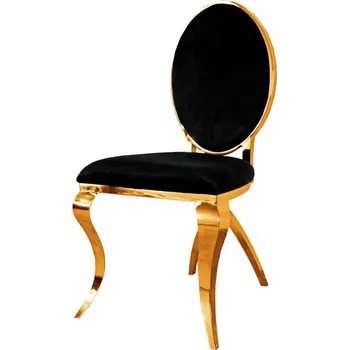 Jídelní židle Židle Euro-Home, černý velur, 1 ks