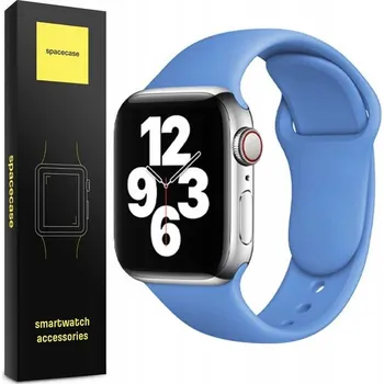 Řemínek na hodinky Pásek Spacecase pro Apple 23 mm modrý
