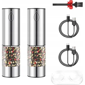 Kuchyňský mlýnek Młynek elektryczny Bedee kovový 828 g šedý