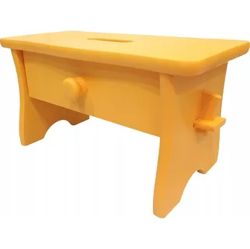 VYSOKÁ ORANŽOVÁ STOLIČKA SE ZÁSUVKOU, TABURET, STOLIČKA, ŽIDLIČKA, POMOCNÍK