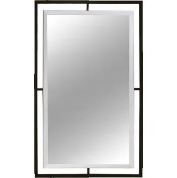 Zrcadlo Zrcadlo v černém matném rámu 60x90 cm LW6853