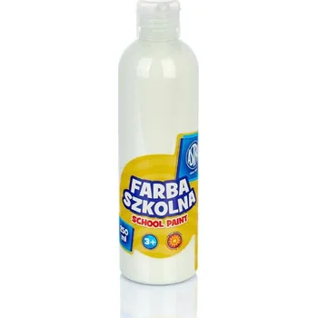 Farba szkolna 250 ml - biała, Astra