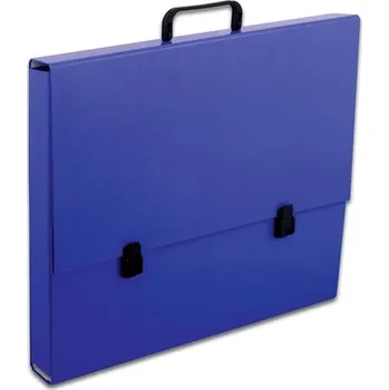 Archivační box Teczka szkolna A3 kobaltowa pastelowa, Tadeo