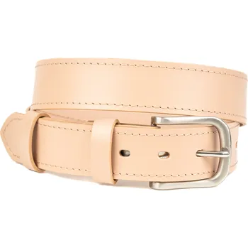 Opasek Kožedělník Mia opasek - pudrový Vyberte délku vašeho pasu: XS - dírky na obvod 55 - 70 cm, celý opasek včetně spony dlouhý cca 82 cm (0 Kč) Dámský opasek do jeansů