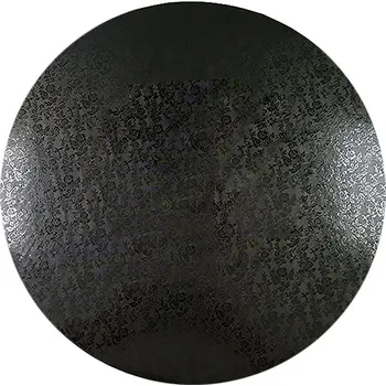 Patisdécor Podložka pod dort Cake Drum kulatá černá Ø 30 cm – extra silná 1.2 cm