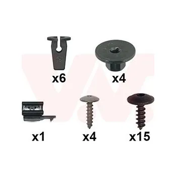 Nárazník Montážní sada, nárazník VAN WEZEL 5766794