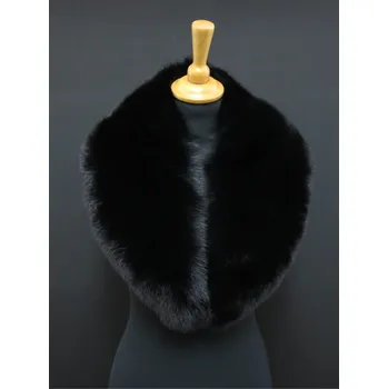 Špongr Šálový límec z polární lišky L261 černý