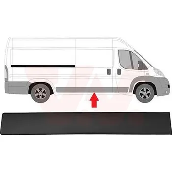 Lišta karosérie Ozdobná / ochranná lišta, boční stěna VAN WEZEL 4064408