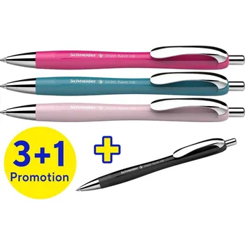 SCHNEIDER Kuličkové pero Schneider Slider Slider Rave XB Color edition 3+1 - modrá náplň 609480