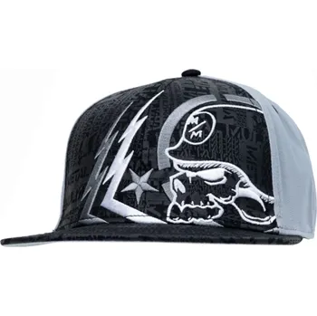 Kšiltovka Kšiltovka METAL MULISHA ghost 2FLEX HAT Barva: šedá, Velikost: L/XL