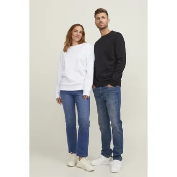Pánská mikina Jack & Jones Těžká unisex mikina Classic Unisex Sweat, ČERNÁ L - SKLADEM Barva: 01-černá, Velikost: L
