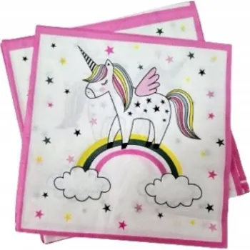Papírový ubrousek Serwetki jednorožec 20 KS PÁRTY NAROZENINY DÍTĚ