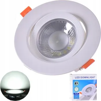 STROPNÍ SVÍTIDLO KULATÉ STROPNÍ SVÍTIDLO LED DOWNLIGHT 12W 6500K