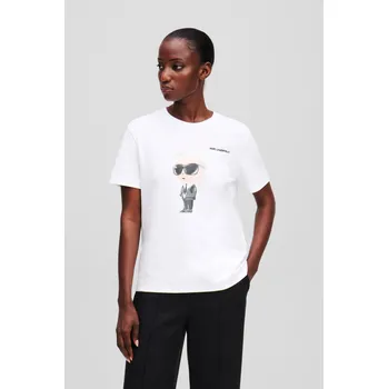 TRIČKO KARL LAGERFELD IKON AQUARELLE K T-SHIRT WHITE