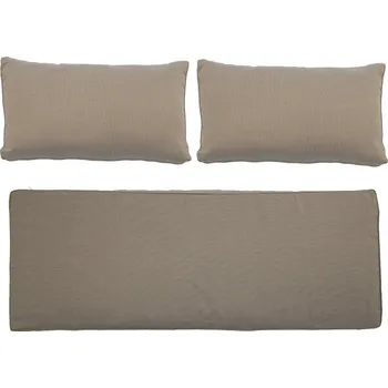 Povlak na polštářek Bloomingville, Povlaky na polštáře na pohovku Mundo béžové 3 ks - Formadore