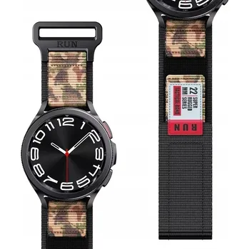 Řemínek na hodinky Řemínek e-smart24 pro Xiaomi 22mm černý