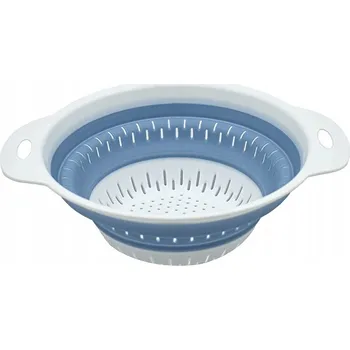 Cedník a síto Skládací silikonové sítko-cedník 23,5 cm – úspora místa