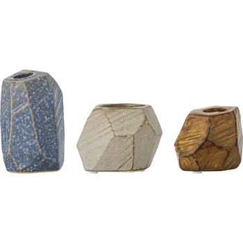 Bloomingville, Svícny na klasické svíčky a čajové svíčky Kimber, 3 ks - Formadore