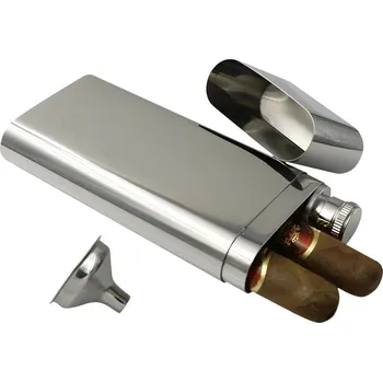 Placatka Gaira® Placatka 60ml s pouzdrem na doutníky 8277