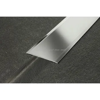 Kouřovod 40553 4780/AD Přech.liš.plochá lepící 80mm/1,2mm/Nerez/100cm